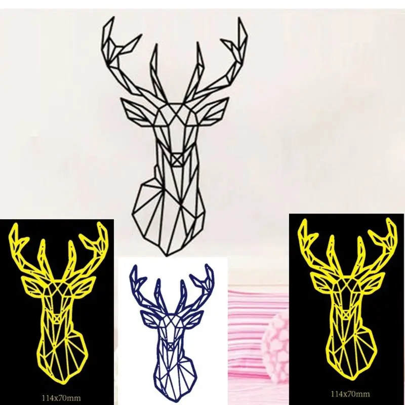 Голова оленя металла резки штампы трафарет для скрапбукинга &quotсделай сам&quot