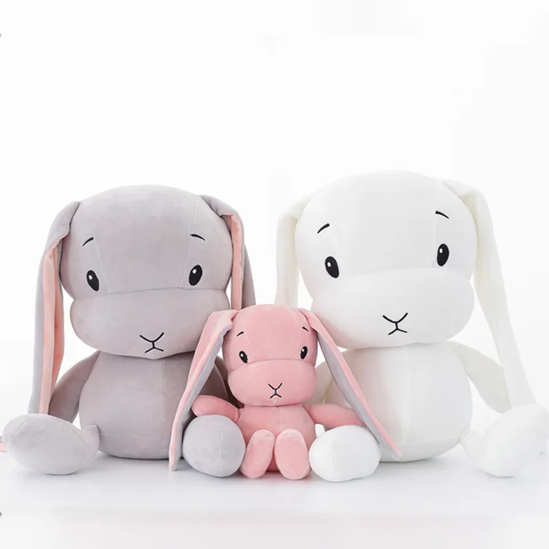 

50 см большой плюшевый кролик, куклы-животные, мягкие игрушки-кролики, кавайные плюшевые игрушки для девочек, мальчиков, детей, подарки на ден...