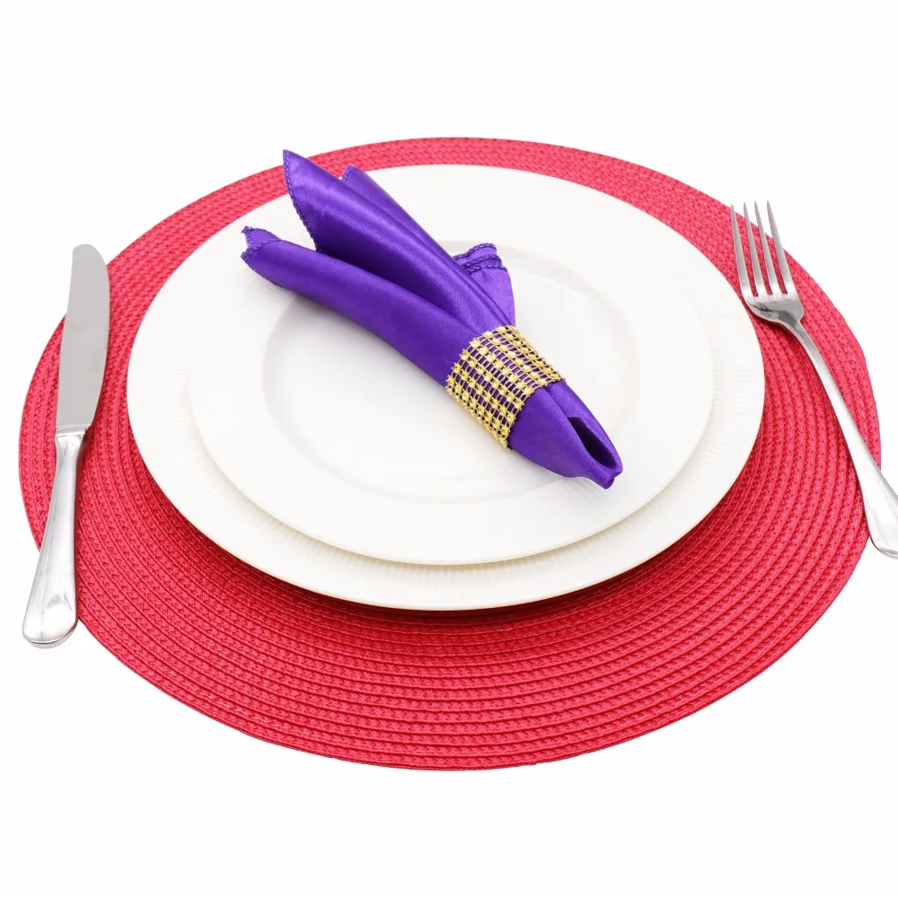 Настольные коврики в простом стиле подстилка с круглым переплетением подстилки