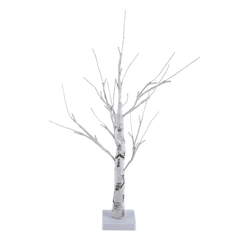 

Sckday 24/144 Leds Copper New White birch Tree Table Lamp Warm White Lights Home For Party Wedding Indoor Christmas Decoration