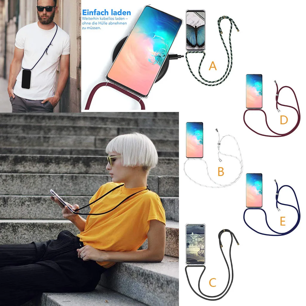 Чехол подвеска для Samsung S10/S10 Plus/S10 E/S9/S9 Plus/S8 /S8 Plus|Сумки телефона| |