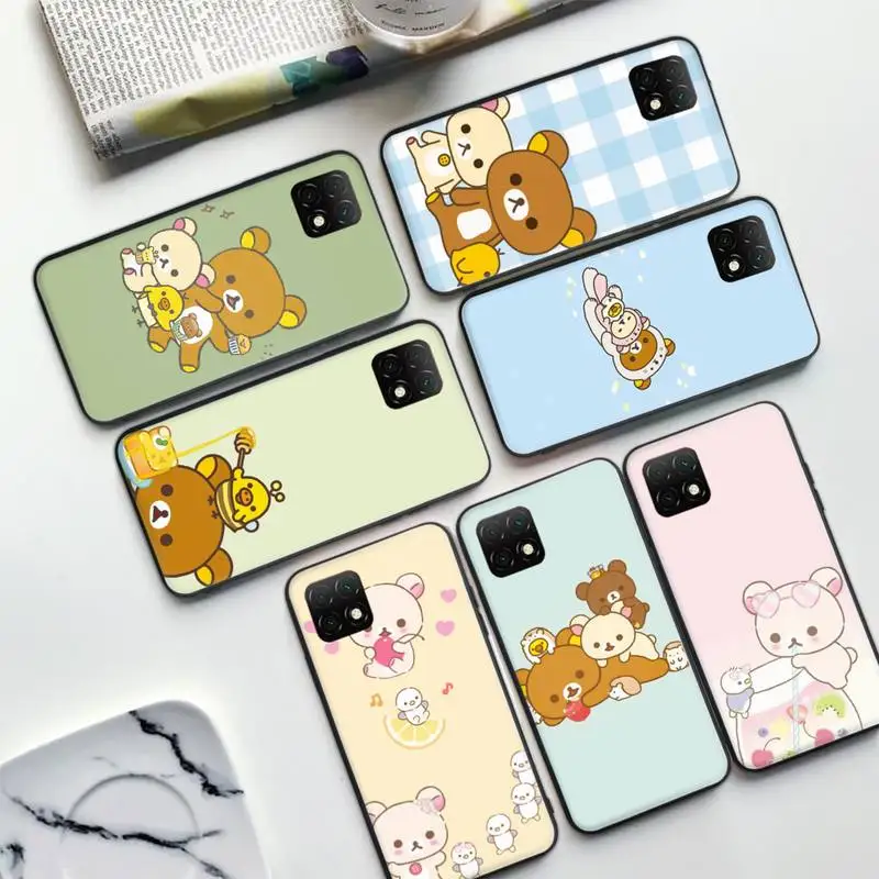 

Cute rilakkuma Phone Case For Redmi note 4X 5A 7 6 8Pro 8T 10X-4G 10 9pro max 9s 4G Cover Shell