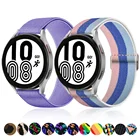 Ремешок 20 мм для Samsung Galaxy watch 4 Active 2 Gear S3 Amazfit GTR, нейлоновый браслет для соло, браслет для Huawei watch GT22EPro, 22 мм