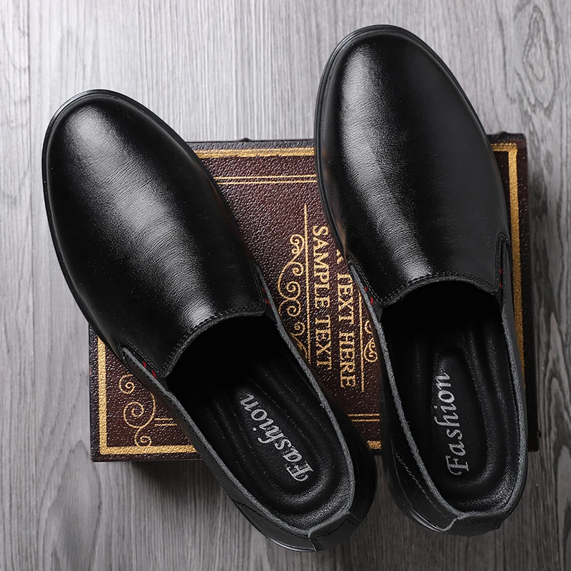 Men Loafers Shoes Spring Summer Soft Split Leather Sneakers Male Luxury Brand Flat Slip-On Big Size 38-48# Zapatos Homme | Обувь