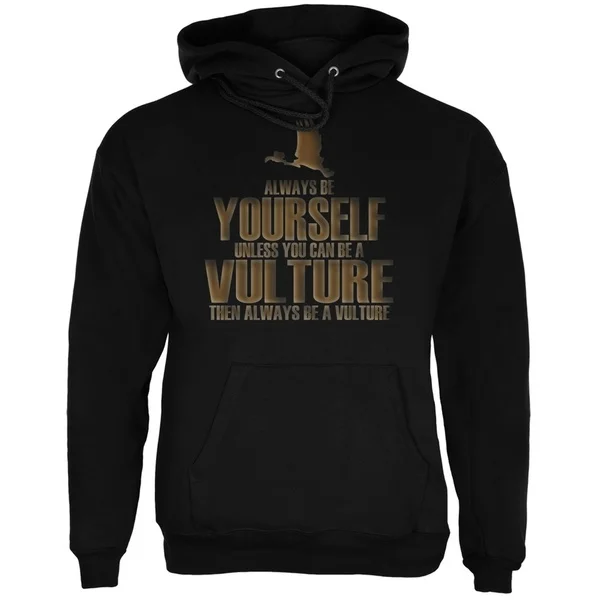 

Черная толстовка с капюшоном для взрослых Always Be Yourself, 2x Large