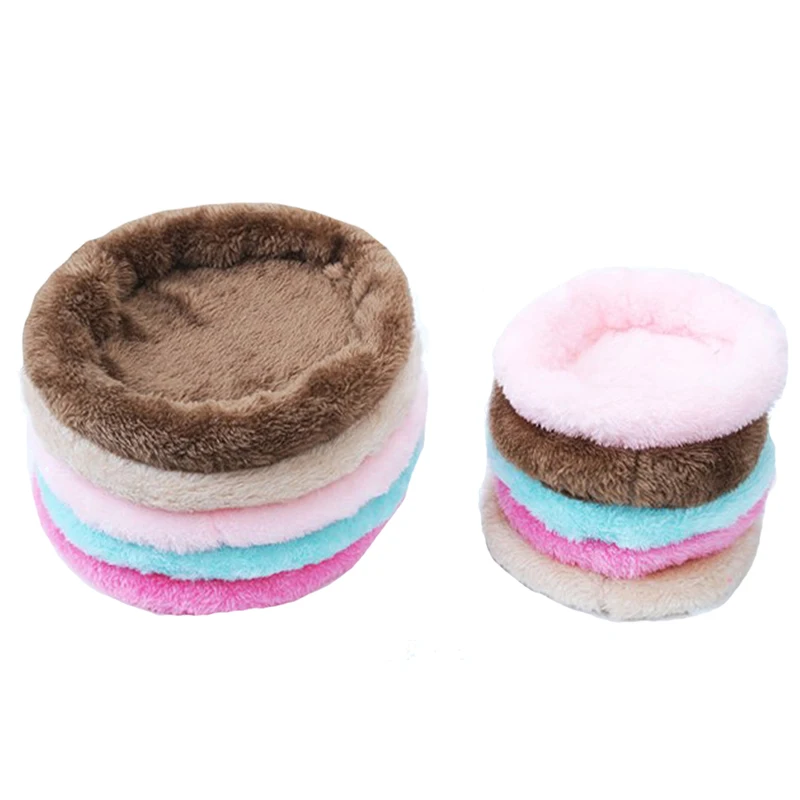 Легкая стирка теплые мягкие хлопковые зимние кровати для маленьких питомцев