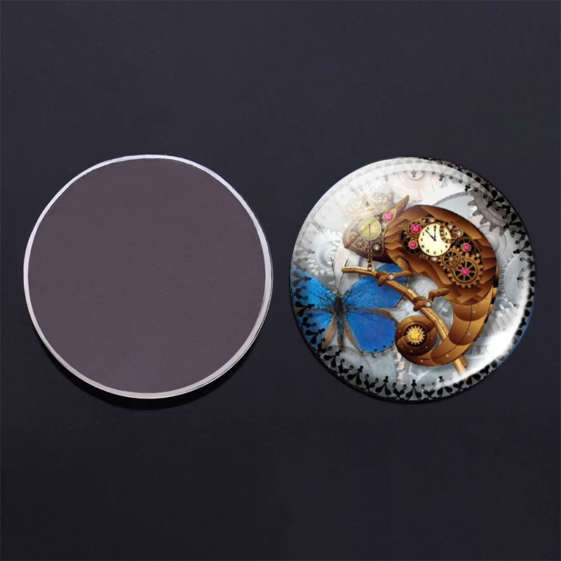 Часы хамелеон на магните для холодильника 30 мм|magnetic refrigerator|fridge magnethome decor |