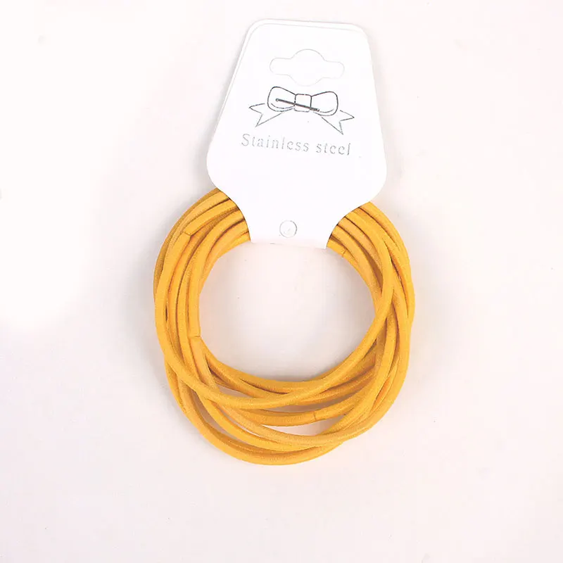 Резинки для волос 10 шт./лот 5 см женские резинки эластичные Однотонные девочек