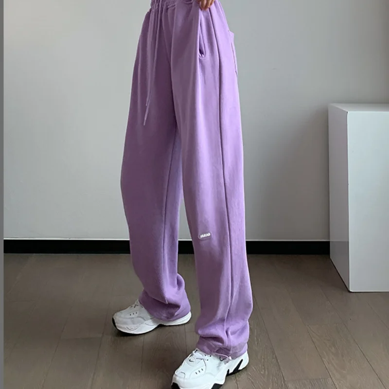 

Women's Loose Sweatpants 2021 Spring Summer New Workout Active Joggers Pants Baggy Lounge Bottoms White Gray Trousers