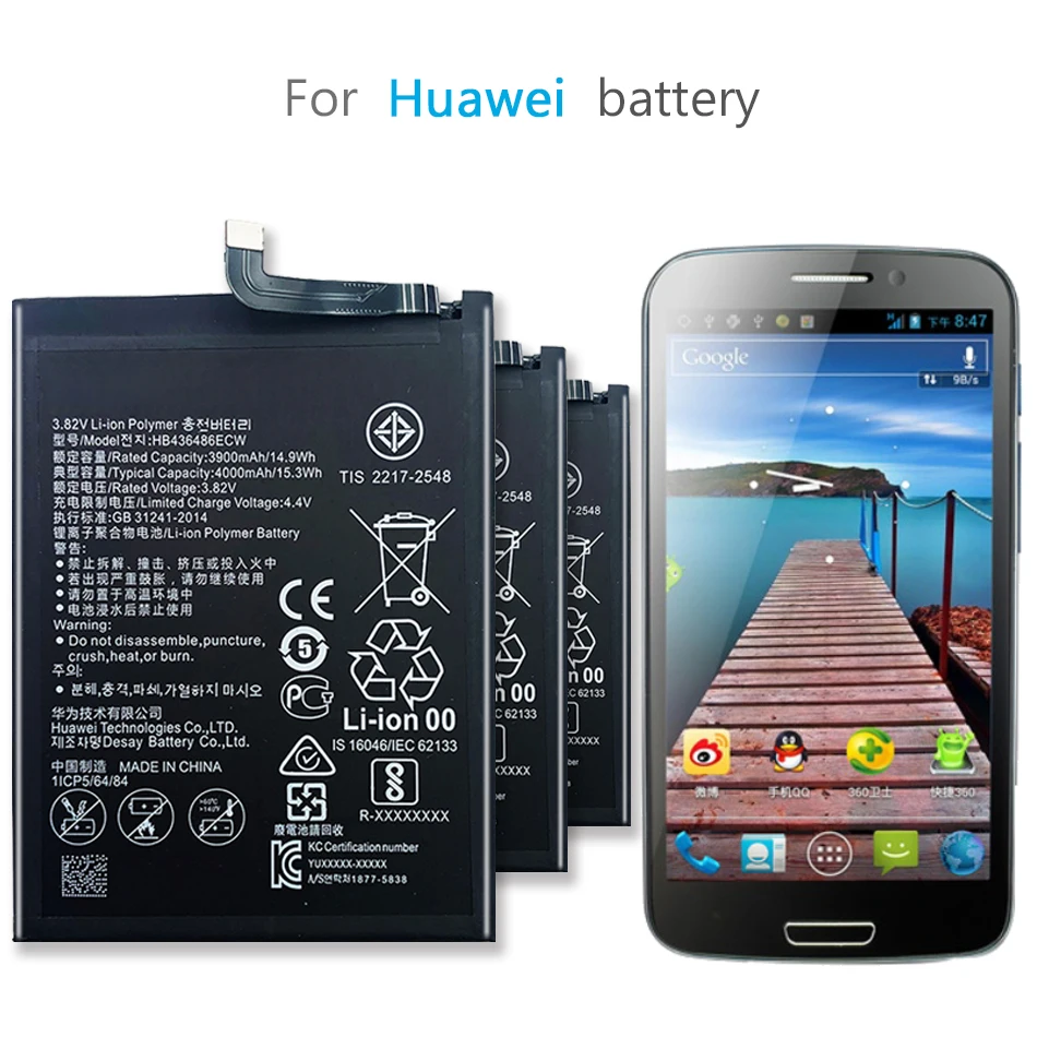 Для Хуа Вэй HB436486ECW 4000 мАч батарея для Huawei Mate 10 Pro /P20 AL00 L09 L29 TL00 Honor V20 HonorV20