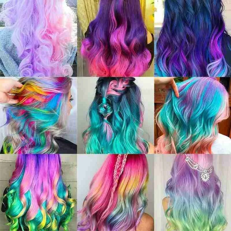 

Spot! 8colors/set Hair Color Diy Portable Temporary Dye Colors Pastel Beauty Soft Pastels Salon Styling Paint Hair Chalk Powder