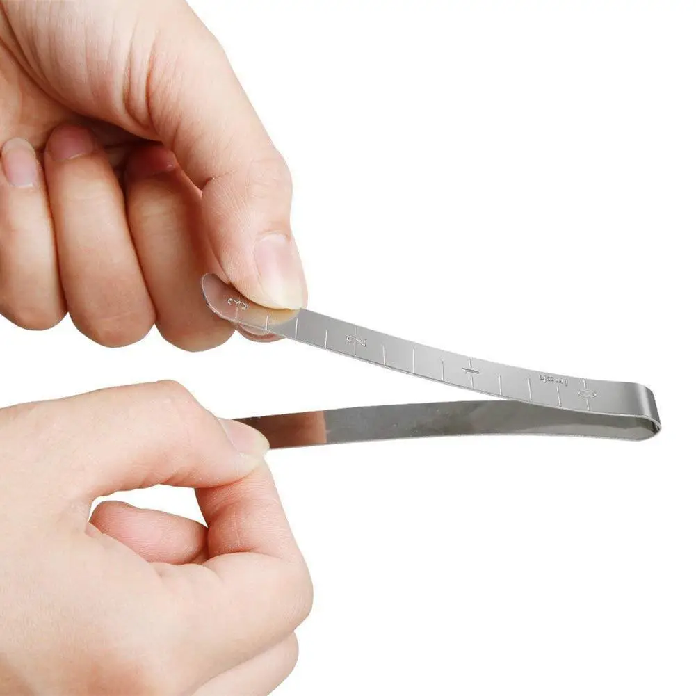

Metal Sewing Crimping Clip Steel Hemming Clips Measurement Ruler for DIY Sewing Stitching Pinning Marking