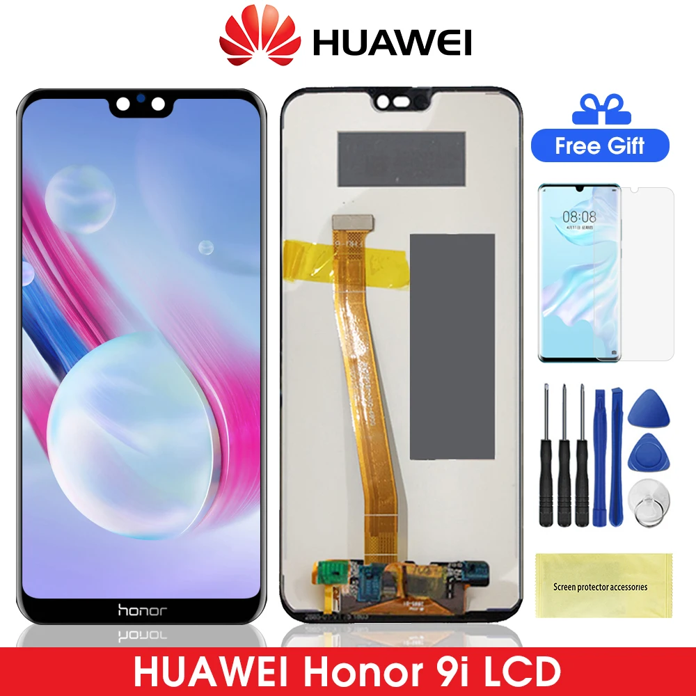 ЖК дисплей 5 84 дюйма для Huawei Honor 9i 2018 с сенсорным экраном дигитайзер в сборе 9N LLD AL30