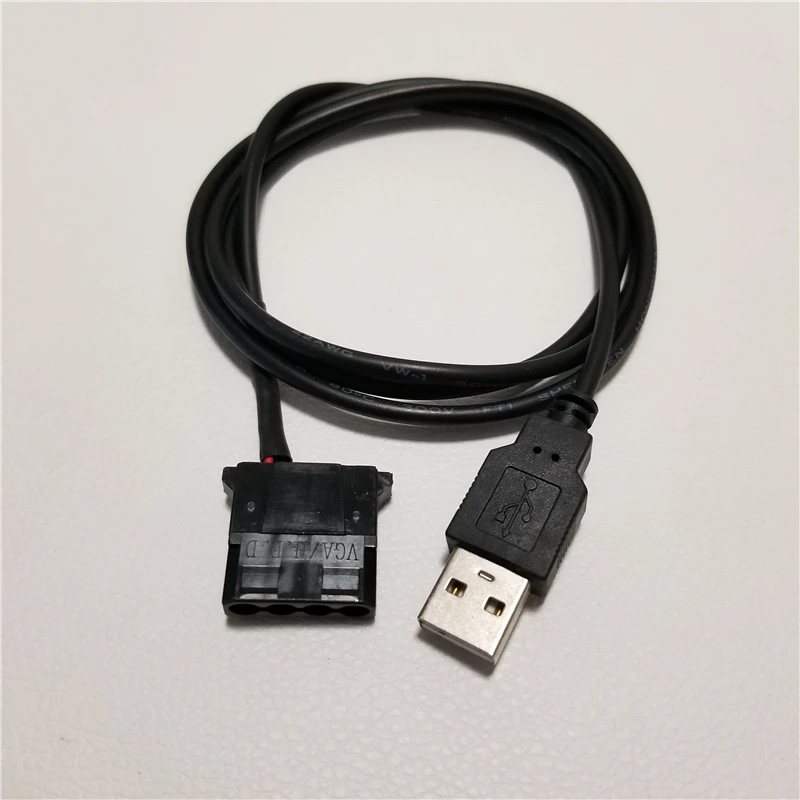 Преобразователь IDE Molex USB A папа кабель питания 5 В шнур для маршрутизатора