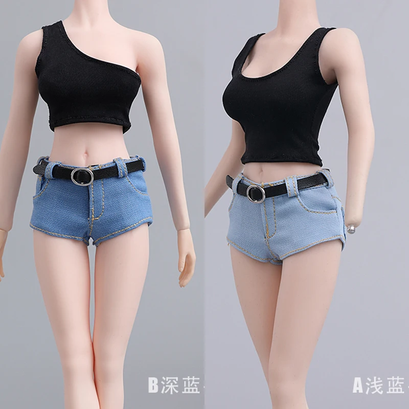 

Presale on NOV CDTOYS CD023 1/6 Scale Female Soldier Skinny Denim Shorts Suit Fit 12" Action Figure Body Dolls
