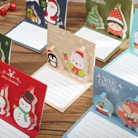3d pop up greeting cards with envelope friend family blessing postcard for birthday new year christmas gifts xmas decoration