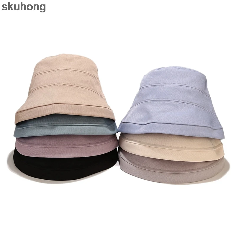 Шляпа Женская Солнцезащитная с широкими полями Повседневная Панама для занятий