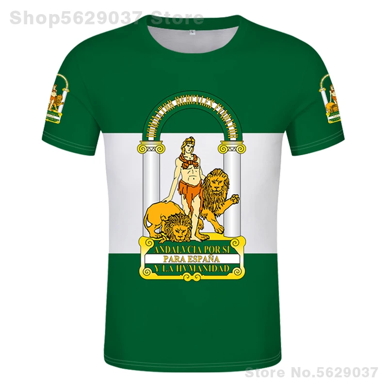 Рубашка в андалузском стиле футболка с принтом Севилья и именем по