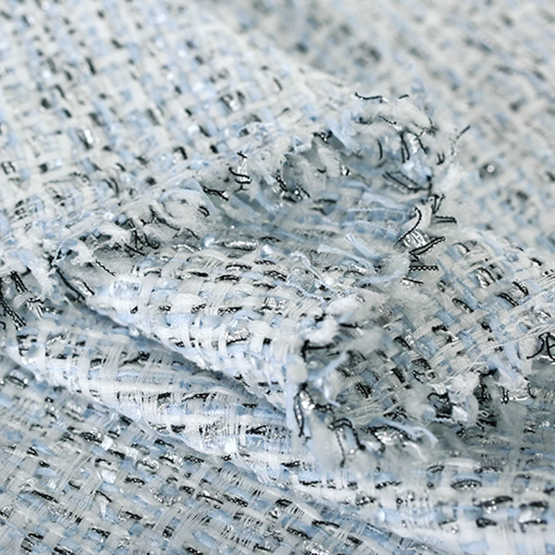 19 новая весенняя твидовая ткань полиэстер нейлон акрил для женщин платье пальто