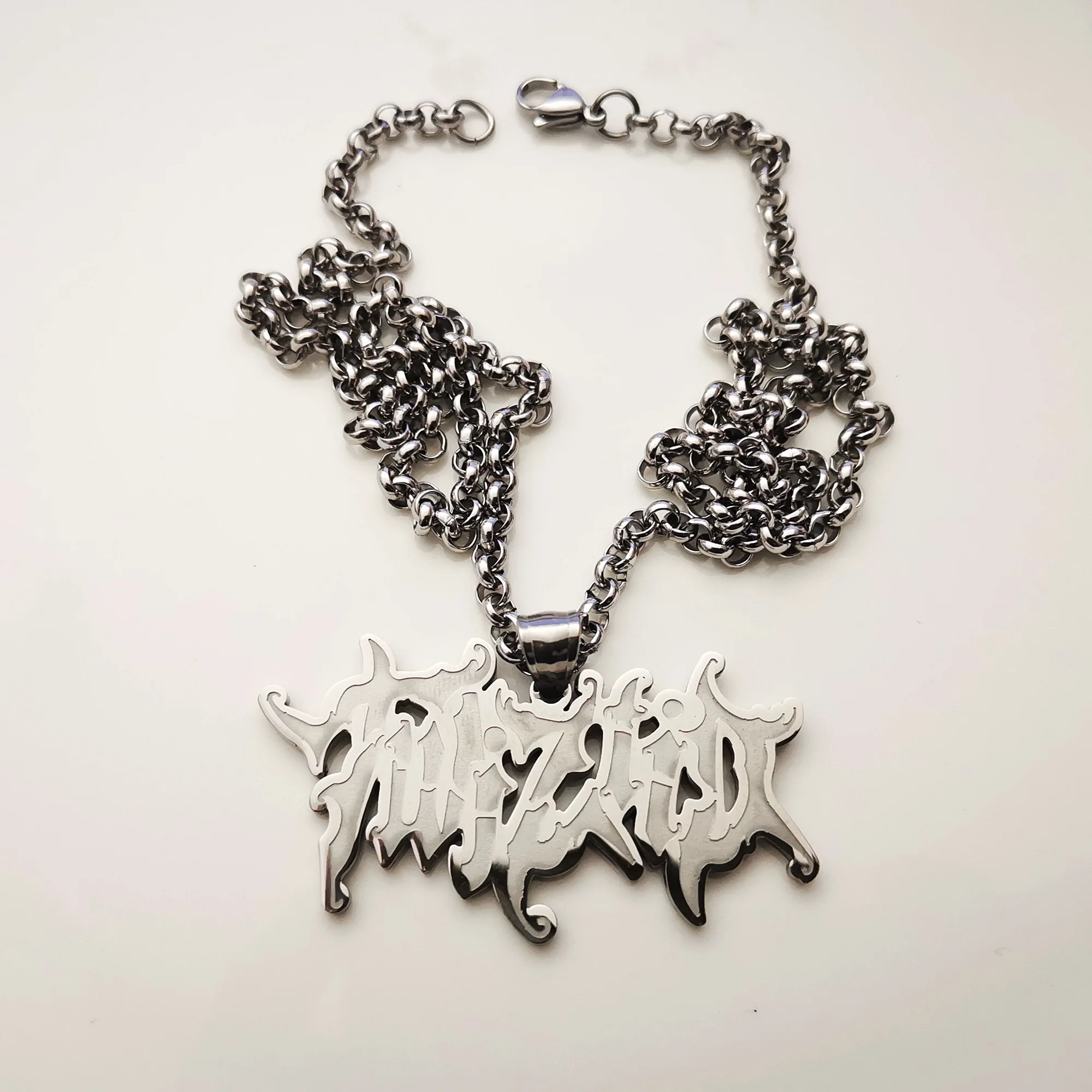 Мужские серебряные подвески Twiztid ICP из нержавеющей стали ожерелье с подвеской 4 мм