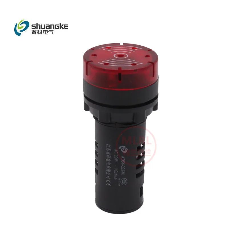 

Shuangke AD56-22SM, звуковой и световой сигнал, звуковой и световой сигнал, В переменного тока, 24 В постоянного тока, 12 В, 22 мм