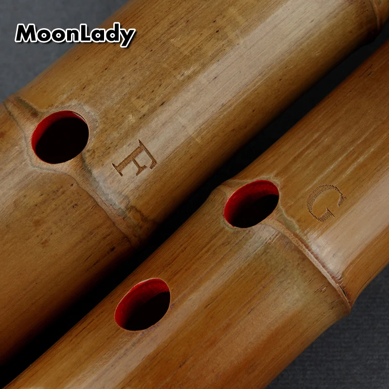 G F Key Original Vertical Traditional Handmade Woodwind Musical Instrument Bamboo Flute Nanxiao |