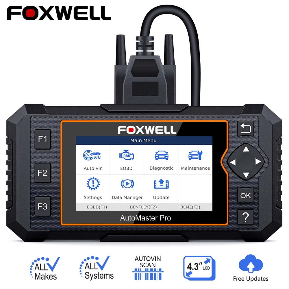 Foxwell NT644 Elite OBD2 сканер все системы автомобиля диагностические инструменты с