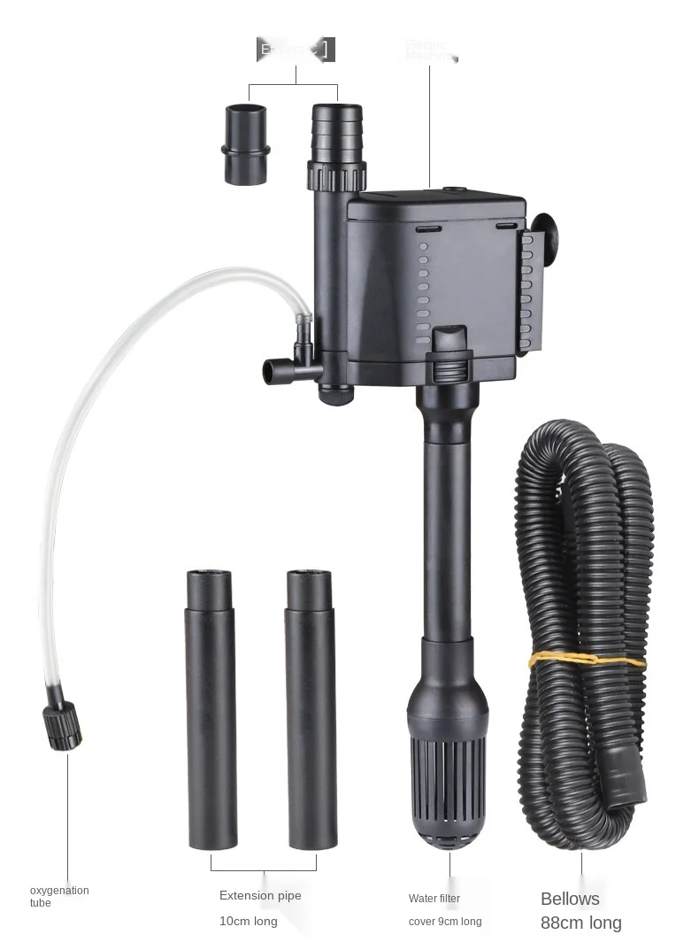 Аквариум 3 в 1 погружной насос фильтр тихий аквариумный с аэрацией аксессуары |