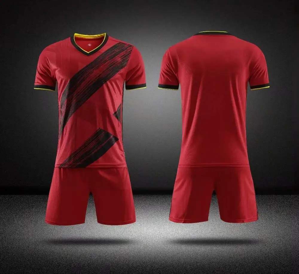 Soccer sets Детские футбольные мужские футбольные комплекты для взрослых, майки, форма Futbol, пустые тренировочные рубашки на заказ, короткий костюм для мальчиков, Джерси - Цвет: Soccer sets
