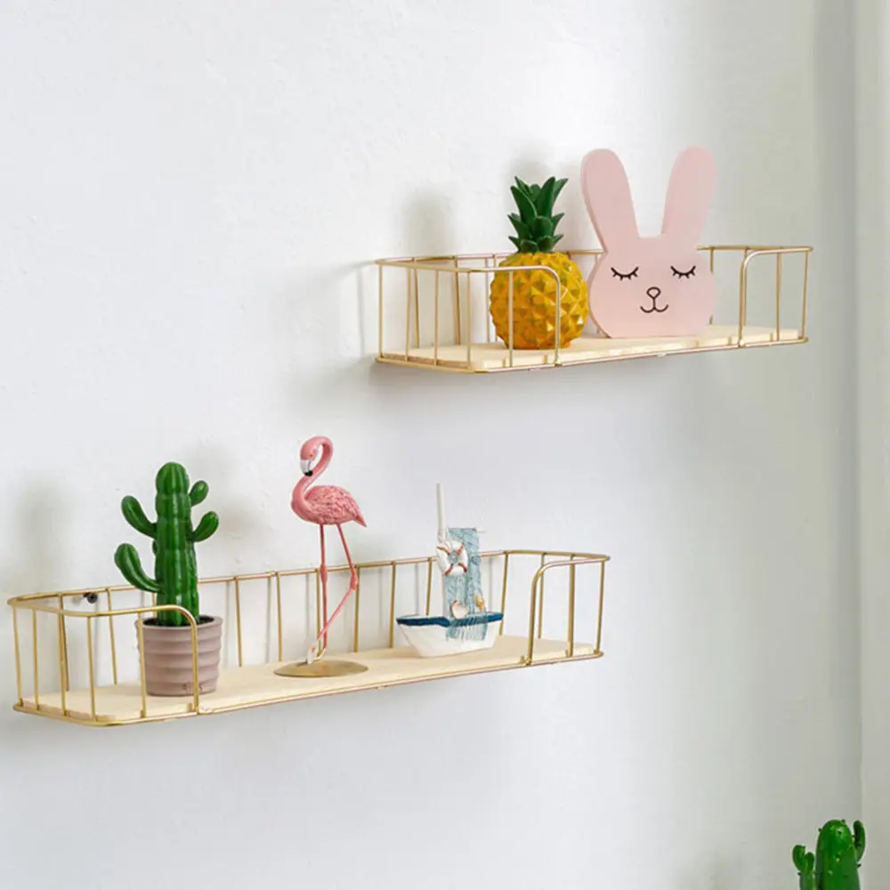 

2pcs Simple Flowerpot Storage Shelf Hanging Rack Wall Mounted Flower Rack