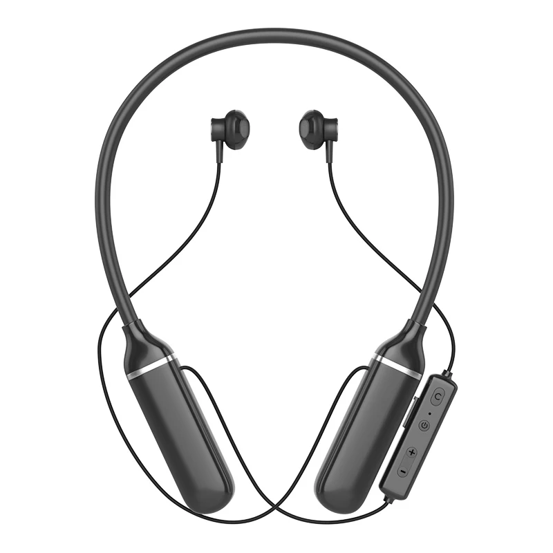 

New Style Hanging Neck Sports Wireless Bluetooth Headset Earphone Binaural Running Neck Hanging Music Earplug With Microphones