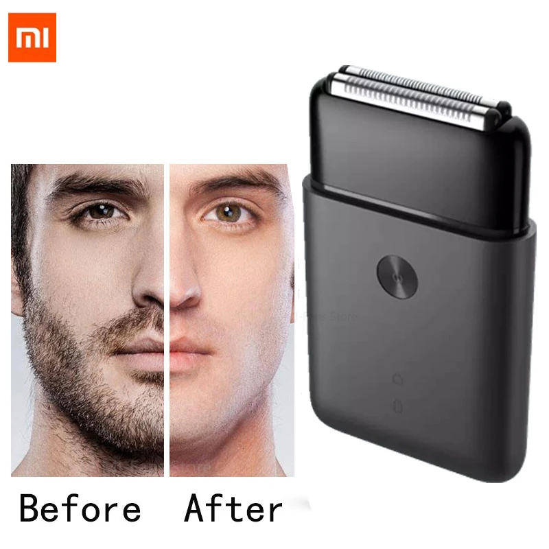 Портативная мужская электробритва Xiaomi Mijia с 2 лезвиями IPX7 Водонепроницаемая