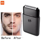 Электробритва Xiaomi Mijia Мужская портативная, Сабельная Водонепроницаемая беспроводная бритва с 2 головками ножа IPX7 и зарядкой Type-C