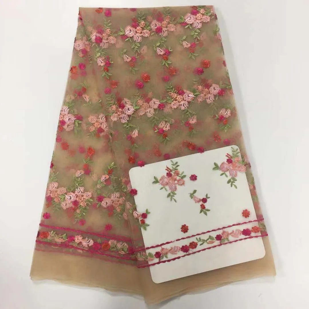 

New Design African Lace Fabric 2020 High Quality Lace African cord Lace Nigerian Lace Fabrics for Dress