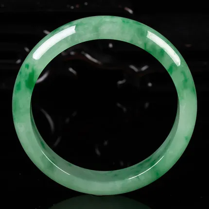 

Zheru jewelry natural Burmese jade 54-64m green bracelet, elegant princess jewelry, best gift