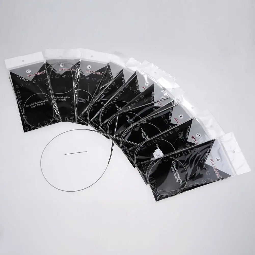 11 шт. 65 см круглые спицы из нержавеющей стали вязанные штифты инструменты для