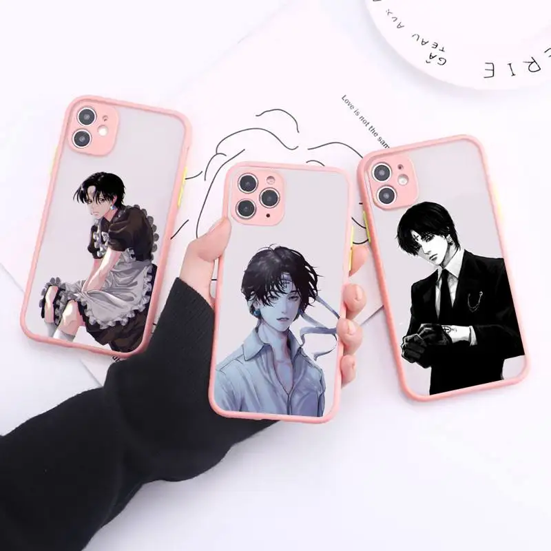 

chrollo lucilfer hunter x hunter Simple Matte Phone Case For iphone12 11 Pro Max X XS Max XR 7 8 Plus 12mini Shockproof Cover