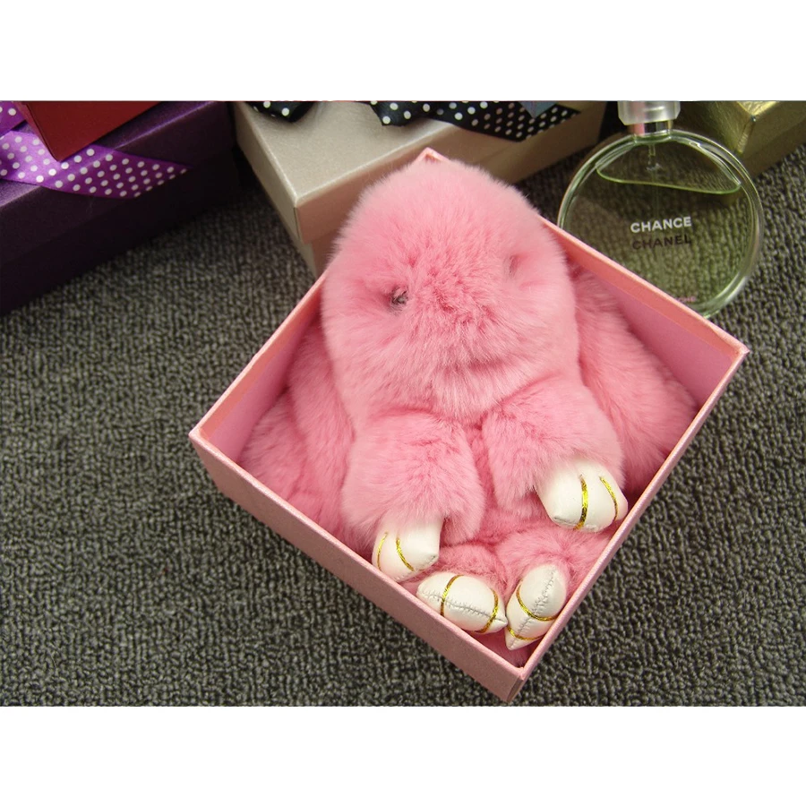 CNEGOVIK меховой Брелок кролик брелки для ключей брелок на сумку автобрелок машину