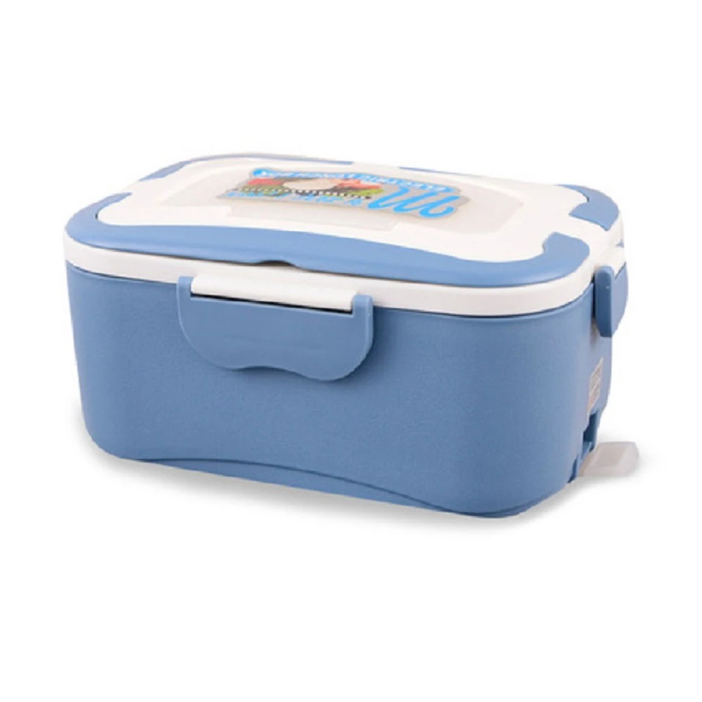 

Electric Lunch Box Stainless Steel Inner Pot Portable Heated Food Warmer Box 12V for Car, 24V for Truck, 220V for House