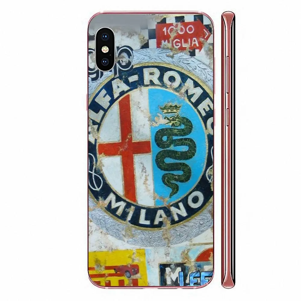 Чехол Alfa Romeo Logo TPU для Samsung Galaxy A10 A10S A20 A20S A20E A30 A30S A40 A40S A50 A50S S8 S9 S10 S20 Plus | Мобильные