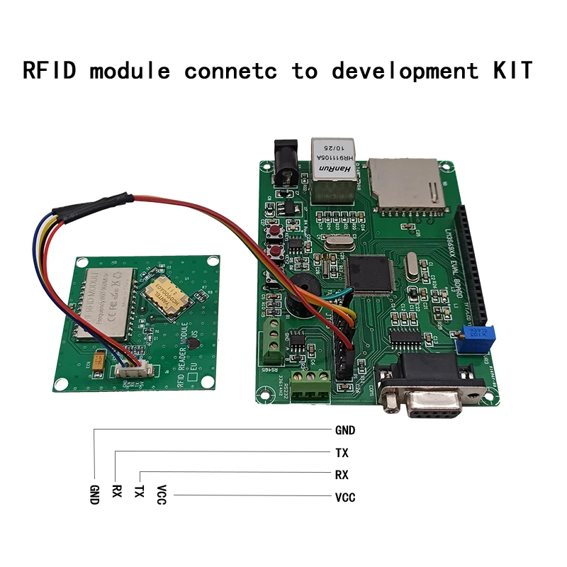 TTL232 3.3V UHF RFID Reader Module Integrate with 2dBi Ceramic Antenna for Build-in Application and Provide Free SDK |