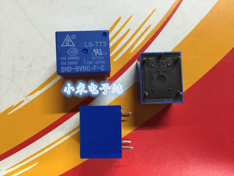 SHD 6VDC F C LS T73 10A 240V 5 футов JQC 3FF SRD|Реле| |