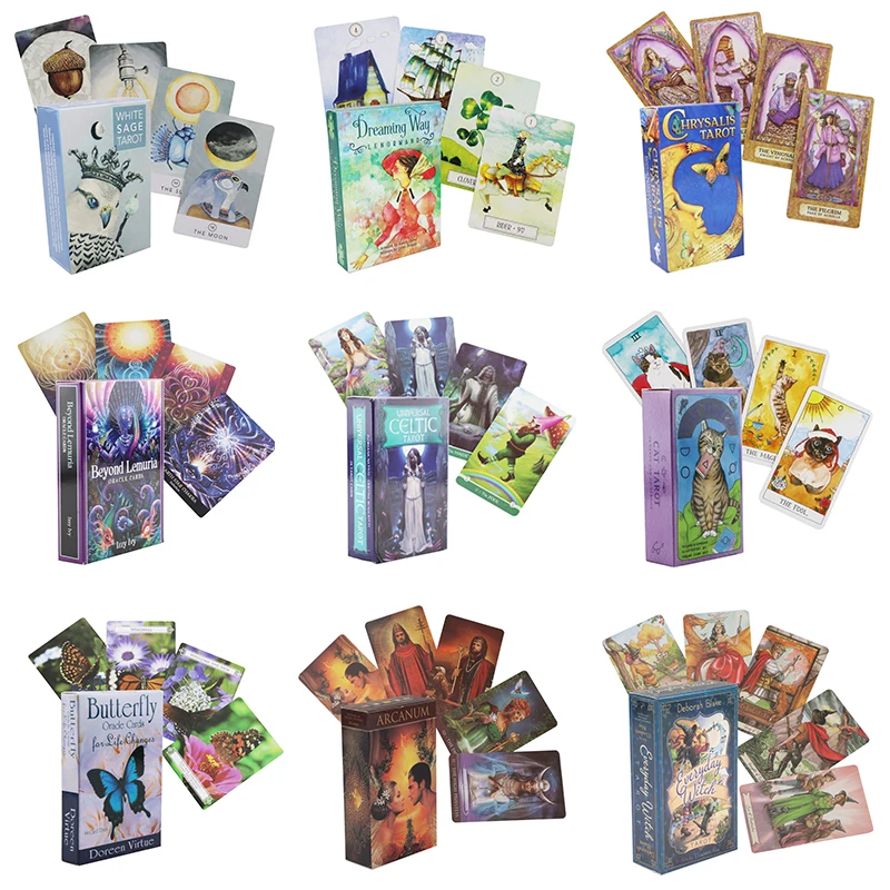 78 Arcanum Tarot карты персональное гадания Destiny silverdeck настольная игра солитер