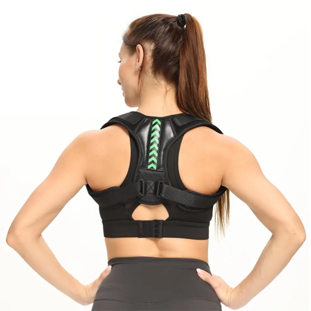 

Adjustable Back Shoulder Posture Corrector Belt Clavicle Spine Support Reshape Your Body Home Office Sport Upper Back Neck Brace