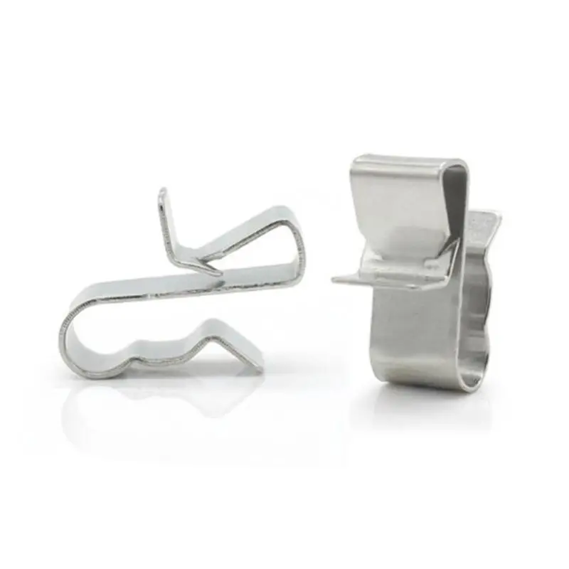 

50Pcs 2x6mm Stainless Steel Solar PV Cable Clip For System Mounting Installation Q1QE