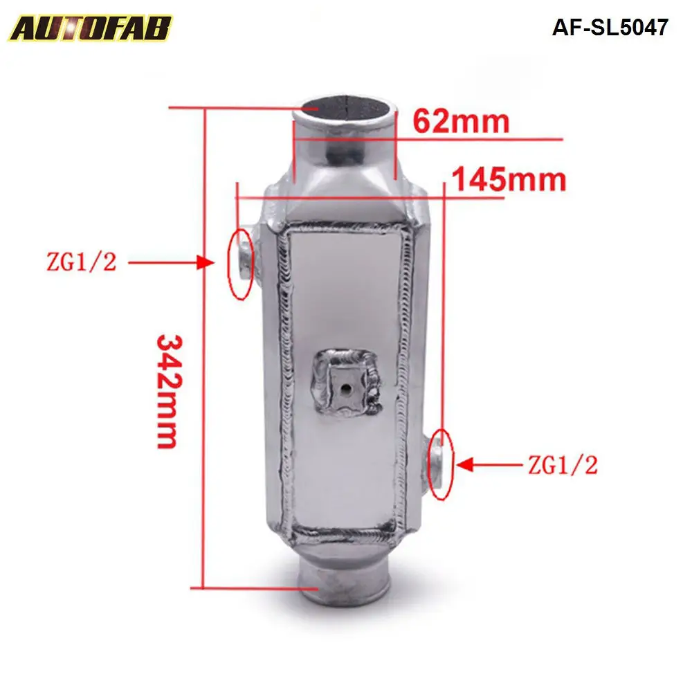 Высокопроизводительный алюминиевый турбоохладитель с креплением спереди 13 75 X 4 x