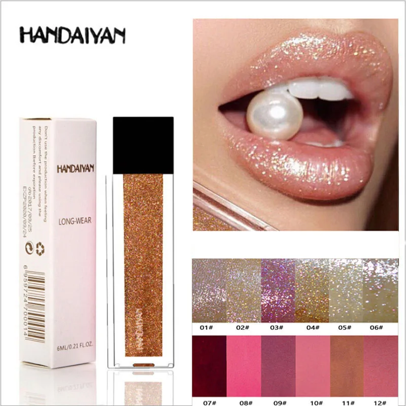 

1 шт. жидкая губная помада с антипригарным стаканом блеск для губ водостойкая ультраперламутровая/Матовая жидкая губная помада красивый ма...