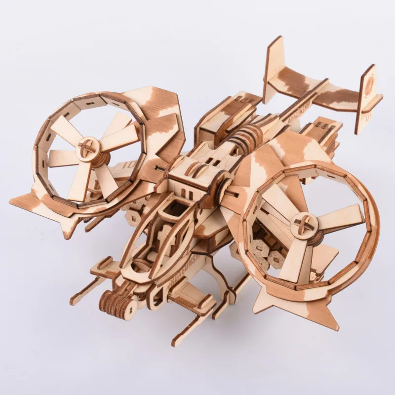Деревянная сборная игрушка сделай сам деревянный трехмерный пазл модель