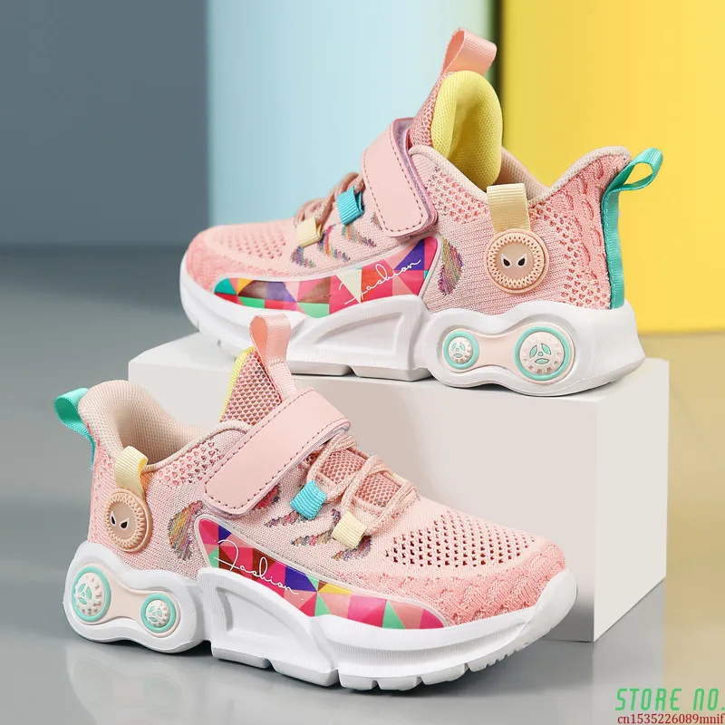 

New 2021 Summer Kids Sport Shoes For Boys Running Sneakers Casual Breathable Children's Sneakers Fashion Shoes Girls Light Shoes
