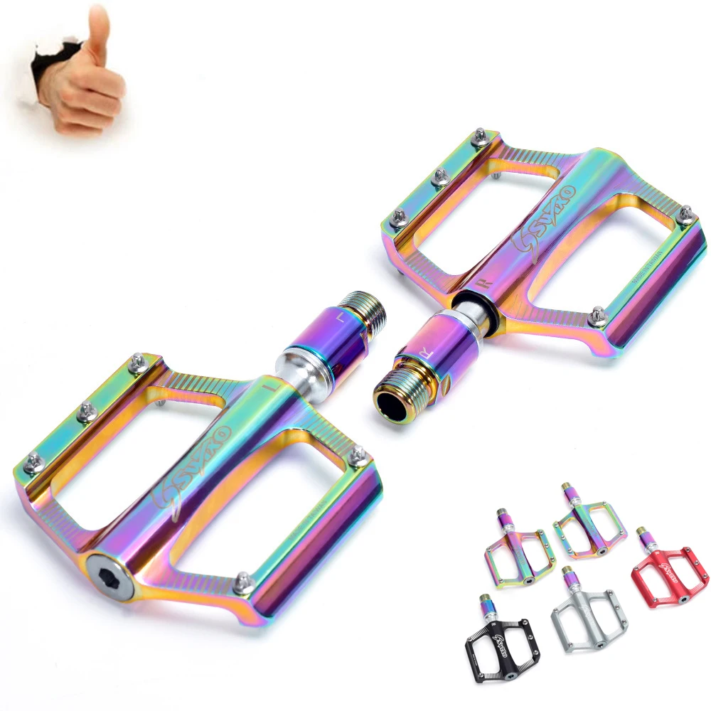 

SWTXO Flat Bike Pedals Bicycle Pedals Mountain MTB Sealed Bearings Bike Pedals Wide Platform Pedales Bicicleta Accessories Part